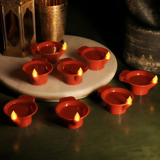 LED Light Water Sensor Diyas Plastic with, Ambient Lights, (Pack of 6/12/18/24)