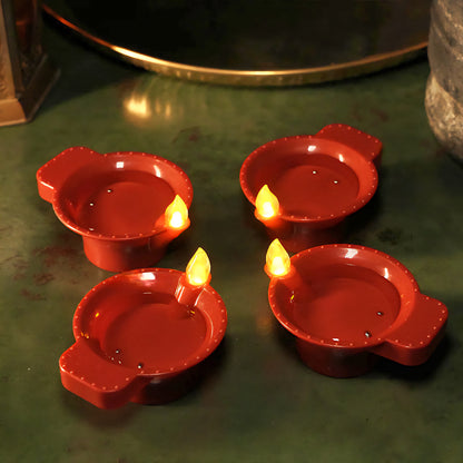 LED Light Water Sensor Diyas Plastic with, Ambient Lights, (Pack of 6/12/18/24)